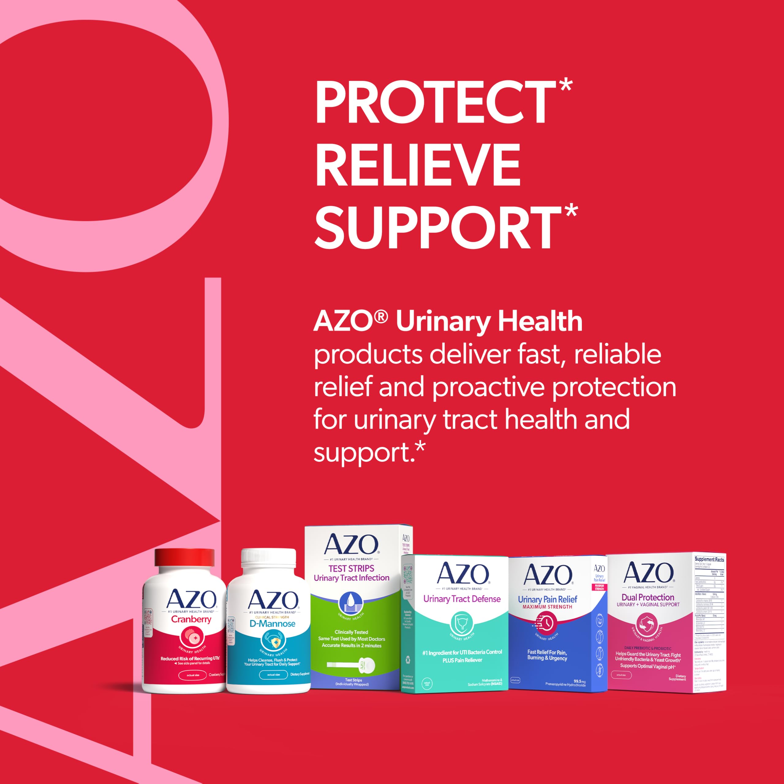 AZO Cranberry Supplement, Made with Concentrated Whole Fruit Cranberry Powder to Help Cleanse and Protect the Urinary Tract*, Sugar Free Cranberry Pills, Non-GMO, 100 Softgels