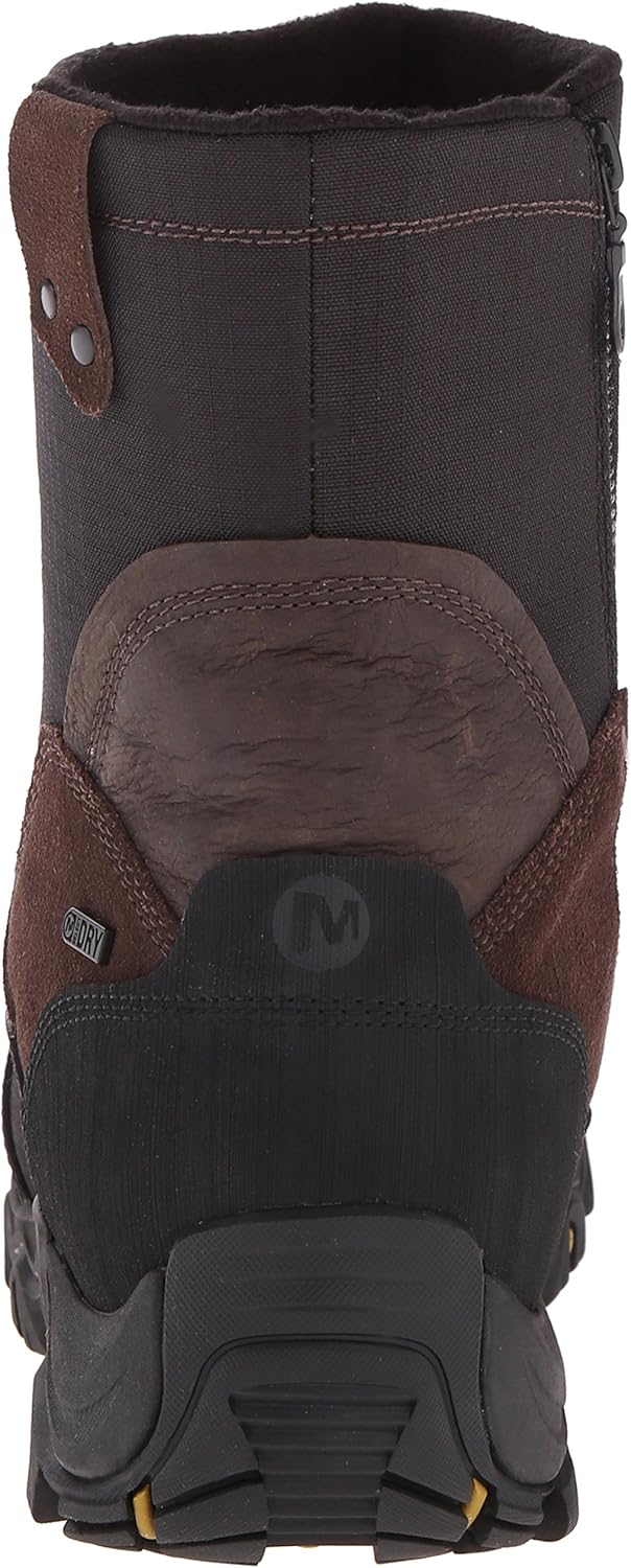 merrell men's polarand rove zip waterproof winter boot