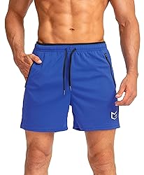 G Gradual Men's Running Shorts with Zipper Pockets
