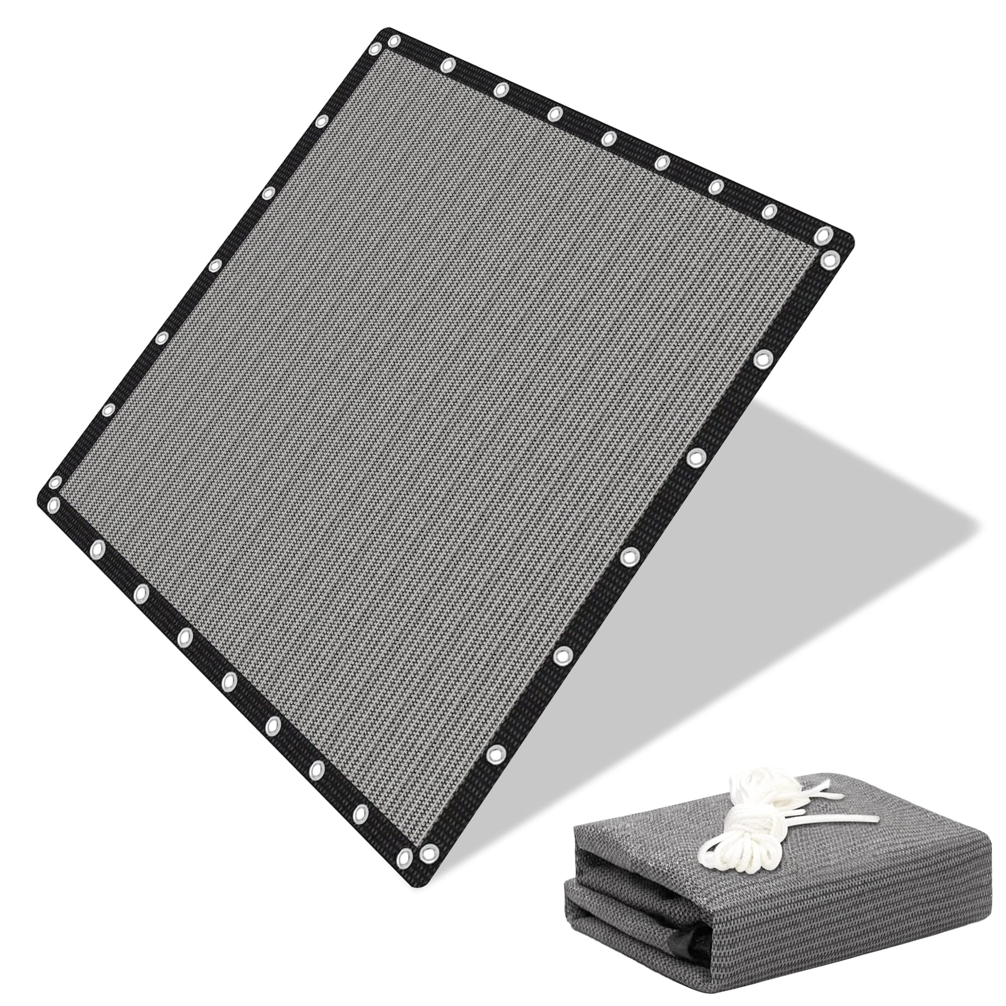 Sonnenschutzstoff 90% Schatten – 4x5 M, HDPE, UV-beständig, Mit Ösen, Für Garten, Terrasse, Gewächshaus