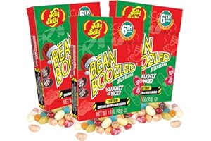 Needzo Christmas 2024 Naughty or Nice Flip Top Box 5th Edition Bean Boozled Jelly Beans, Individual Boxes of Candies for Gift Giving and Stocking Stuffers, Pack 3, 1.6 Ounces Each