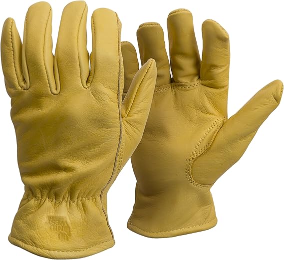American Made Genuine Elkskin Leather Unlined Work Glove, 950 Amazon