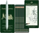 Faber-Castell Castell 9000 Pencil Set 12 Pcs 8B to 2H with HB F H
