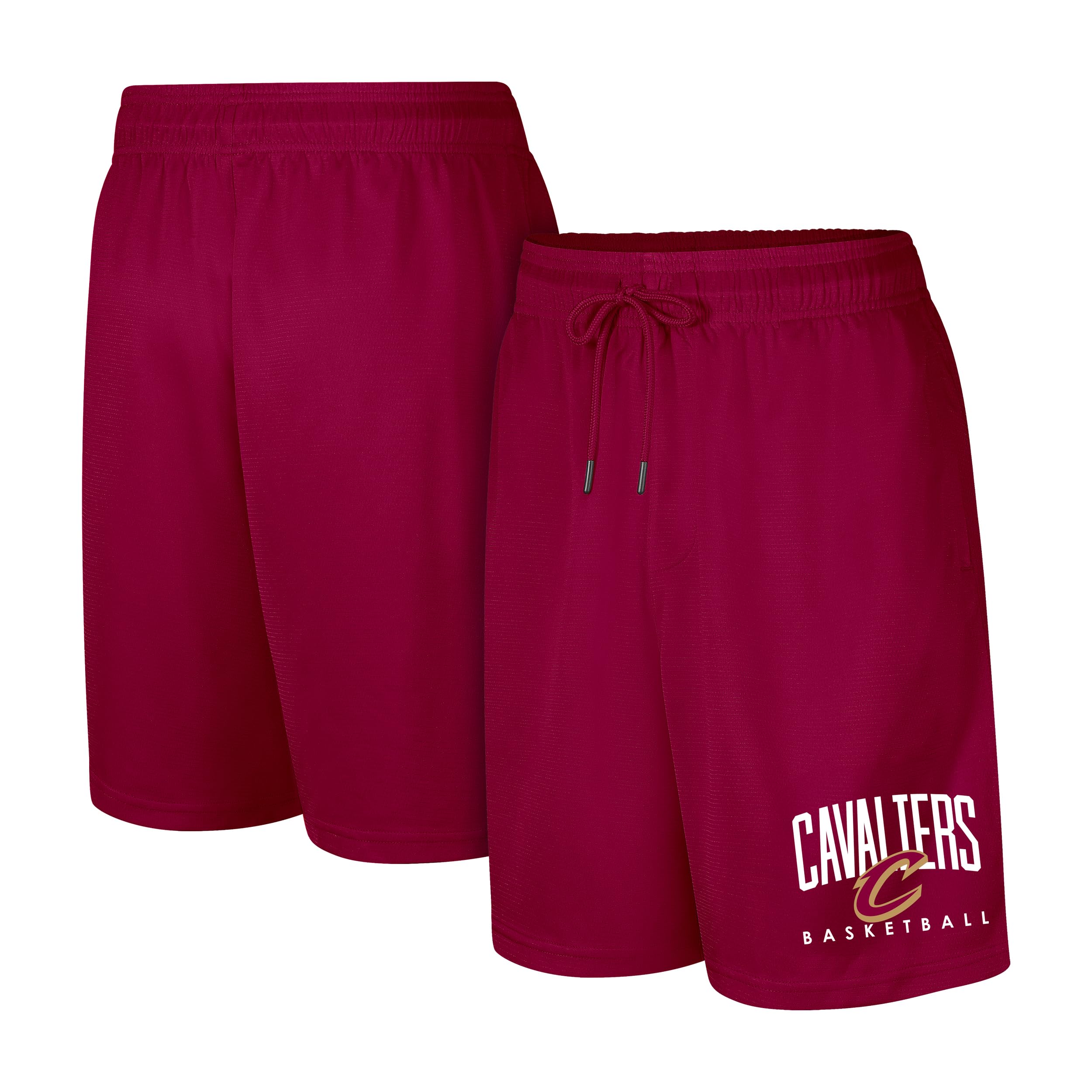 Ultra Game NBA Official Men’s Teamster Basketball Shorts, Cleveland Cavaliers, Team Color, X-Large Image