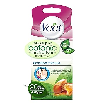 Amazon.com: Veet Body - Kit de cera para depilar con bikini y cara, 20  unidades: Beauty