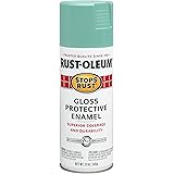 Rust-Oleum 284678 Stops Rust Protective Enamel Spray Paint, Light Turquoise