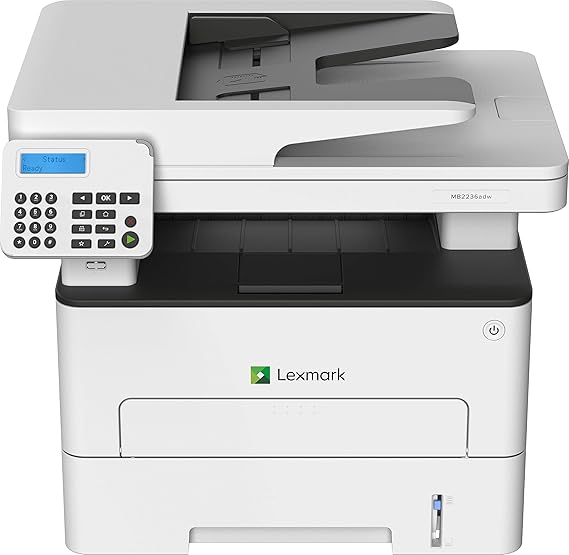 Lexmark MB2236adw Multifunction Laser Printer, Monochrome, Wireless