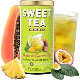 The Republic of Tea &ndash; Sweet Iced Tropical Green Tea, 8 Large Quart-Sized Iced Tea Pouches, Naturally Caffeinated
