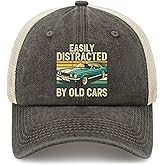Easily Distracteds by Trains Funny Baseball Hats Cool Cap for Grandma