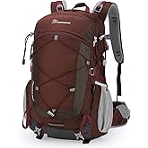 MOUNTAINTOP Hiking Backpack,18L/25L/40L Lightweight Travel Backpack with Rain Cover for Outdoor Backpacking, Camping