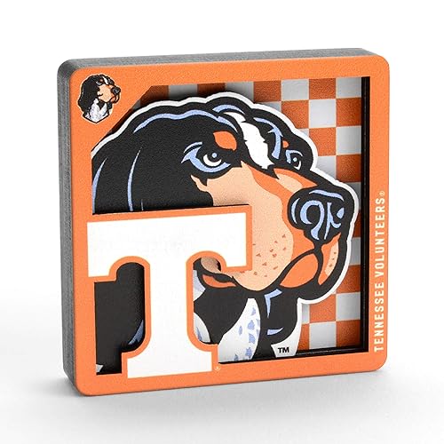 YouTheFan NCAA Tennessee Volunteers 3D Logo Series Magnets