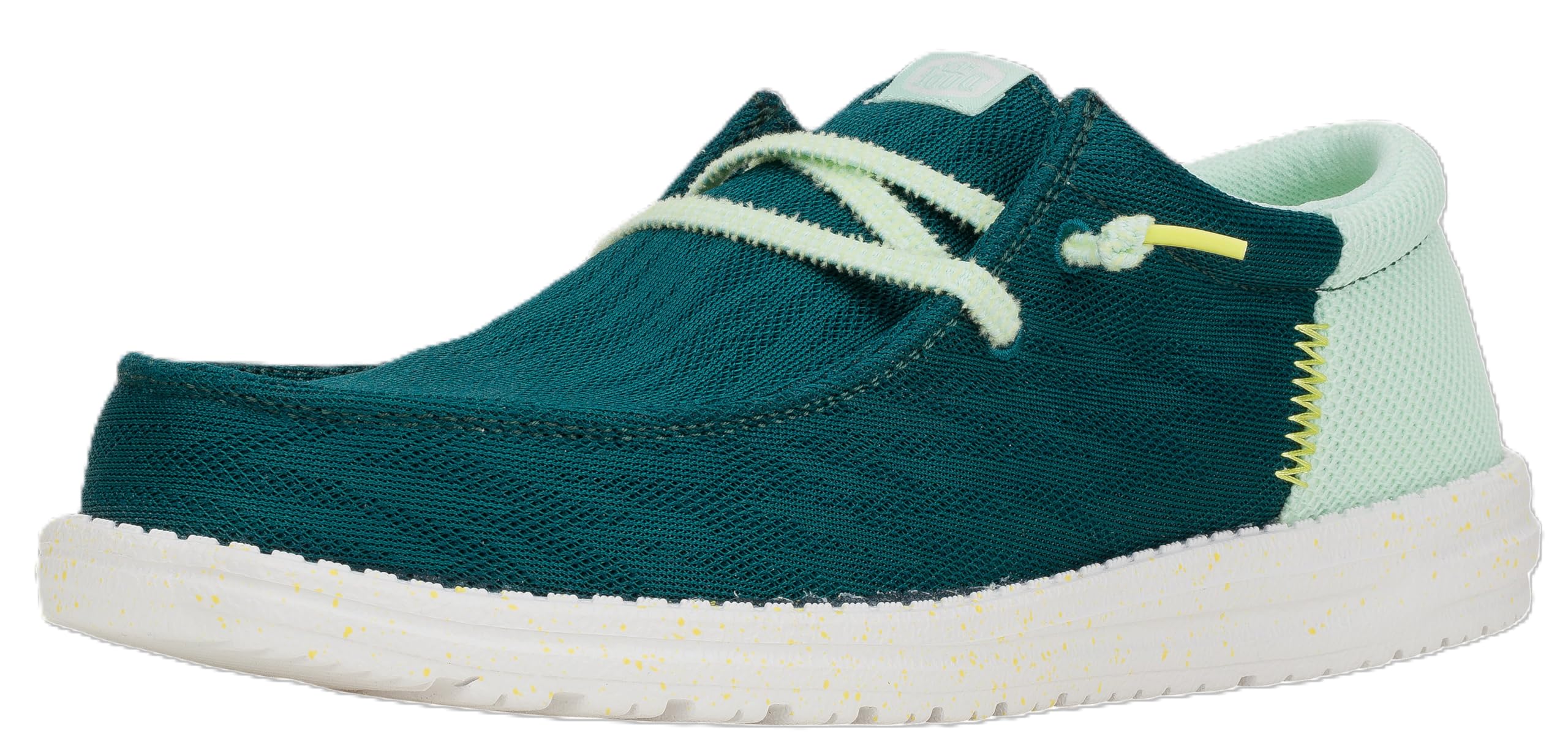 HEYDUDE Men's Wally Funk Zigzag Mesh Sea Green 14 Medium Image
