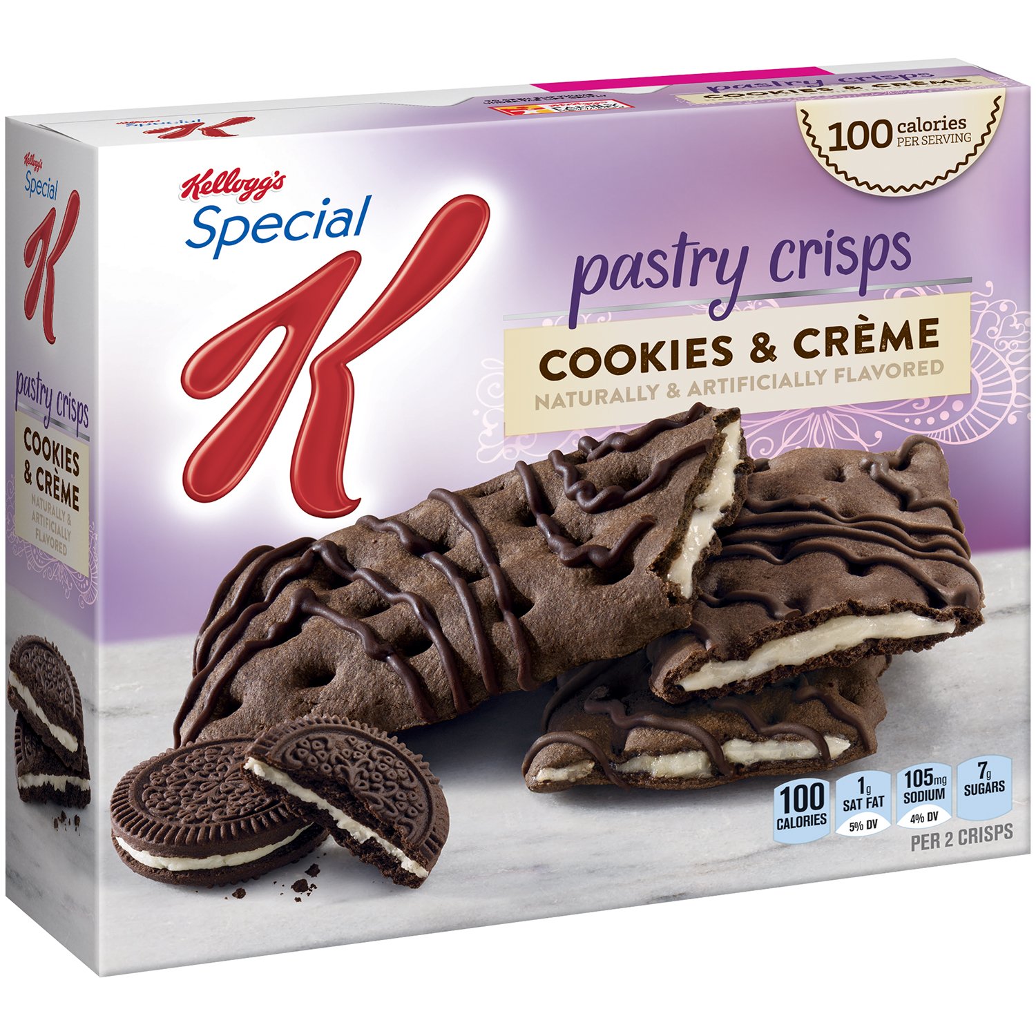 Kellogg's Special K Pastry Crisps, Brown Sugar Cinnamon, 4.4Ounce