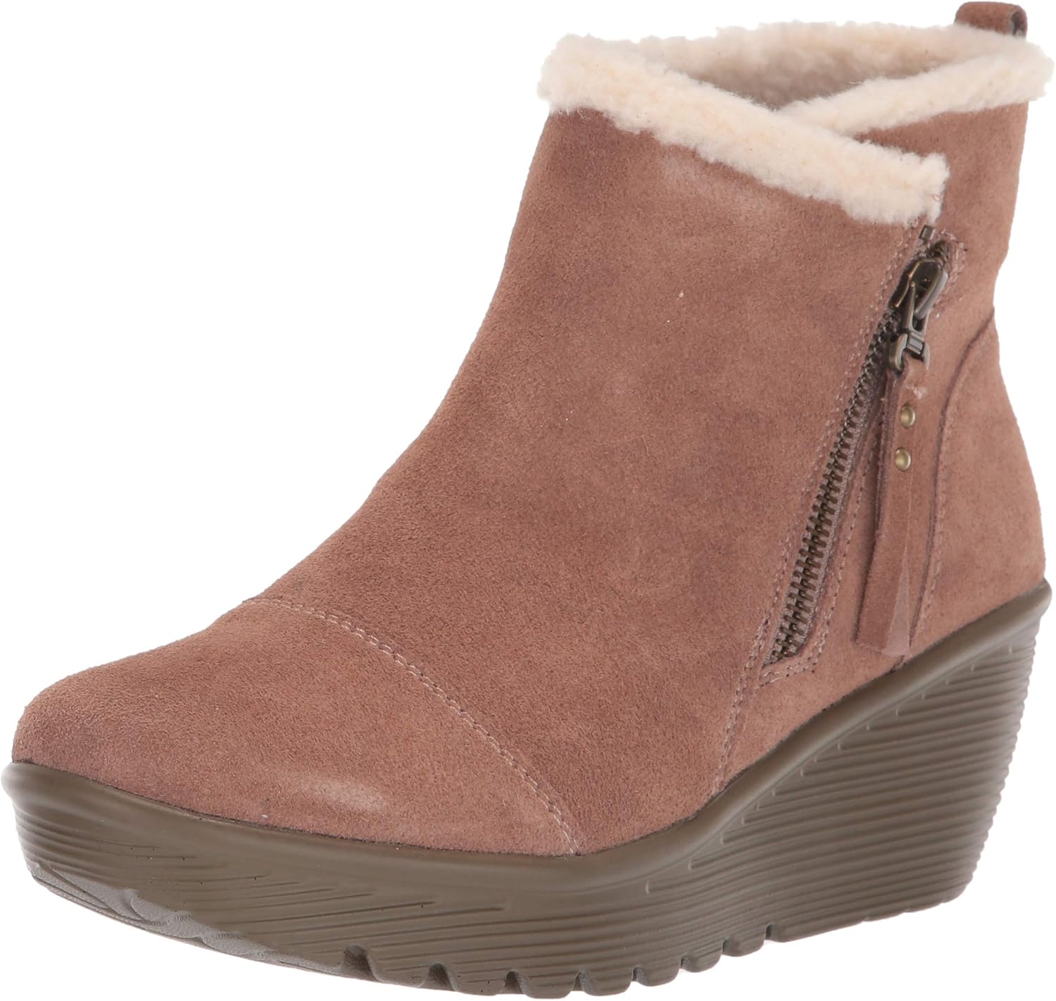 Skechers Women's ParallelZip Up Wedge Casual Comfort