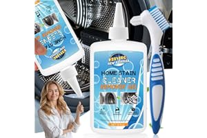 HZEVERO Mold Stain Remover Gel, Front Load Washer Mold Remover for Washing Machine Gasket Rubber Seal Home Stain Cleaner Gel for Grout Caulk, Bathroom, Shower, Bathtub, Refrigerator Cleaning Solution 10 Fl Oz