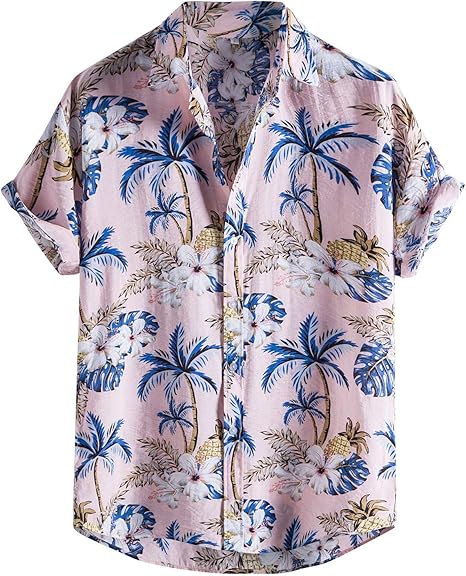 Amazon Co Jp Xlpaxhong アロハシャツ メンズ 半袖シャツ トロピカル ココナッツの木 ビーチシャツ 祭り 海外旅行 速乾 超軽量 イベント 通気性 ファッション ハワイ風 ホーム キッチン