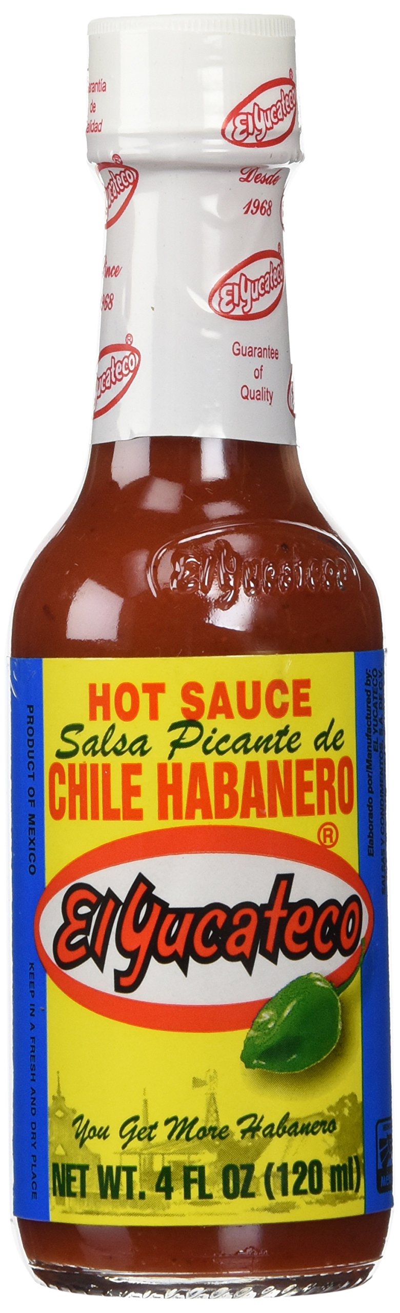 El Yucateco Red Habanero Hot Sauce (4-Pack)