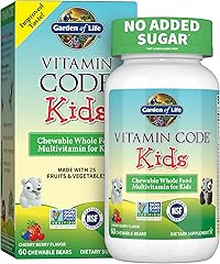 Garden of Life Vegetarian Multivitamin Supplement for Kids - Vitamin Code Kids Chewable Raw Whole Food Vitamin with Probiotic