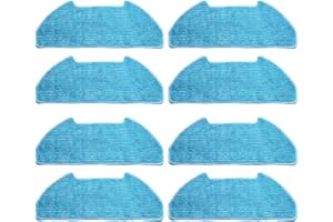 Piegricdiat Replacement Parts Fit for Dustin Self-Emptying Robot Vacuum/Fit for Bobsweep Pet24-7-913, Fit for Ultravision Robot Vacuum/Fit for Bobsweep Pet24-7-213 (8PC-MOP PAD)