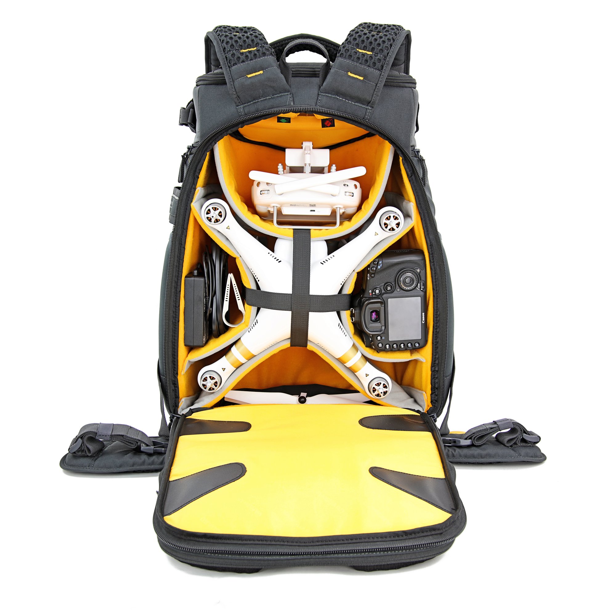VANGUARD Alta Sky 53 Camera Backpack for Sony, Nikon, Canon, DSLR, Drones, Gray