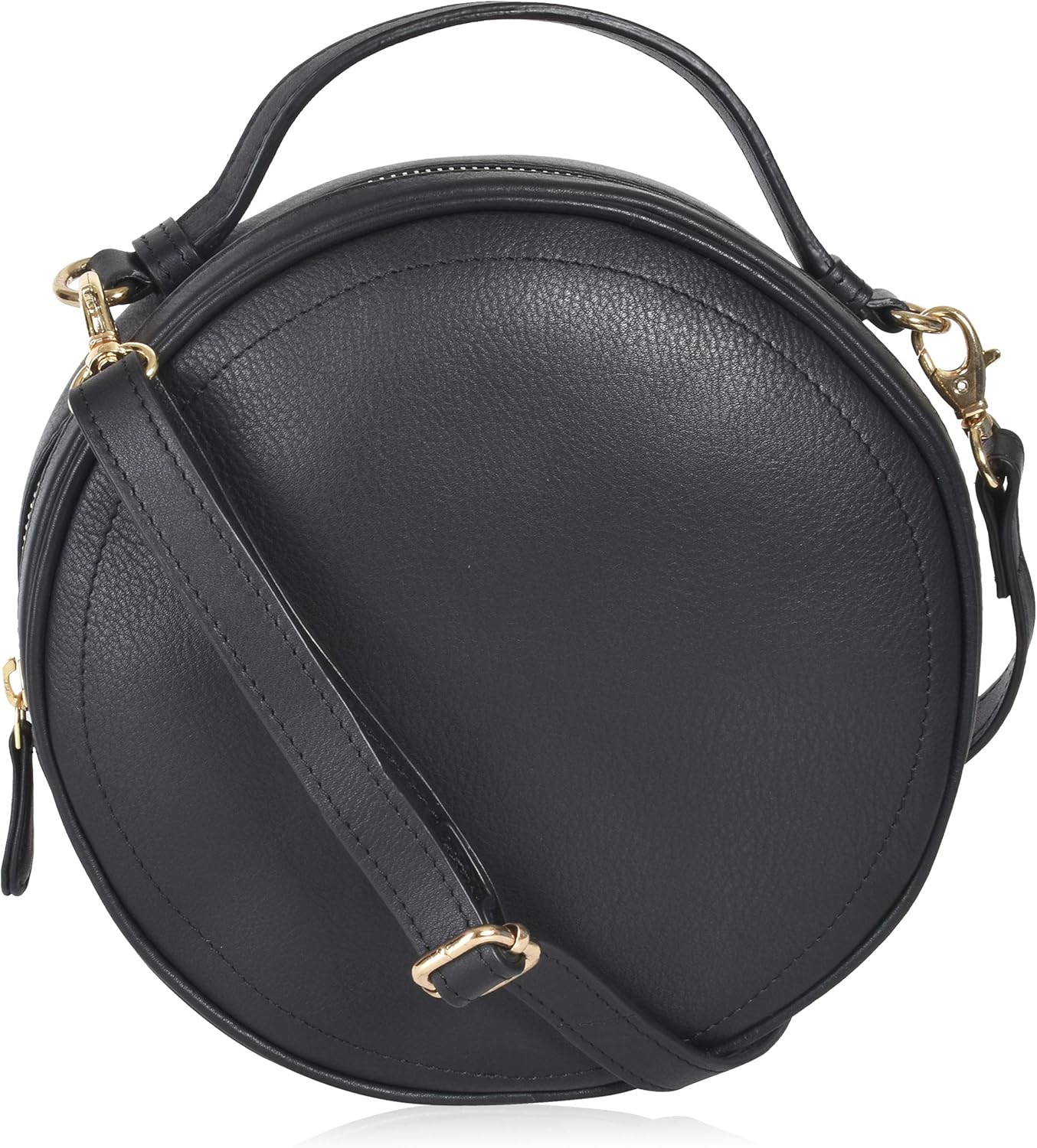 black circle purse