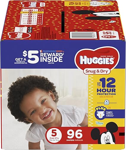 amazon huggies diapers size 5