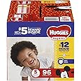 HUGGIES Snug & Dry Diapers, Size 5, 96 Count, GIGA JR PACK (Packaging May Vary)