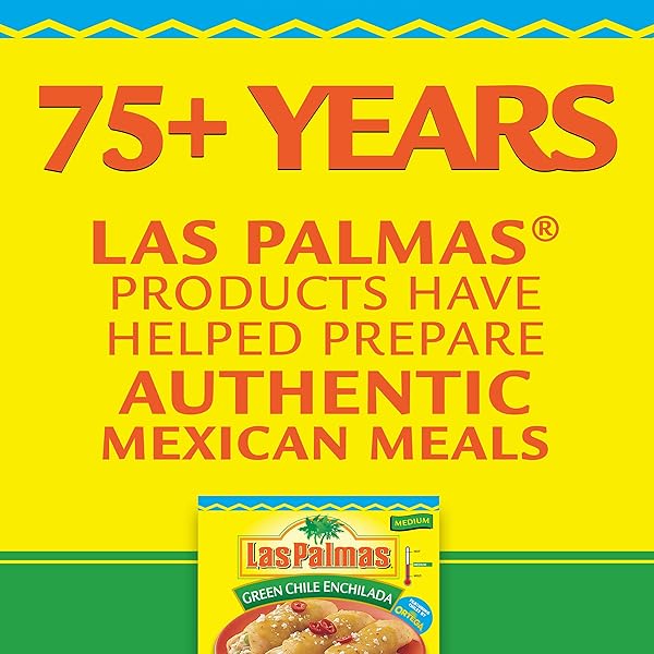 LAS PALMAS MEDIUM GREEN CHILE ENCHILADA DINNER KIT, 23.8 OUNCE