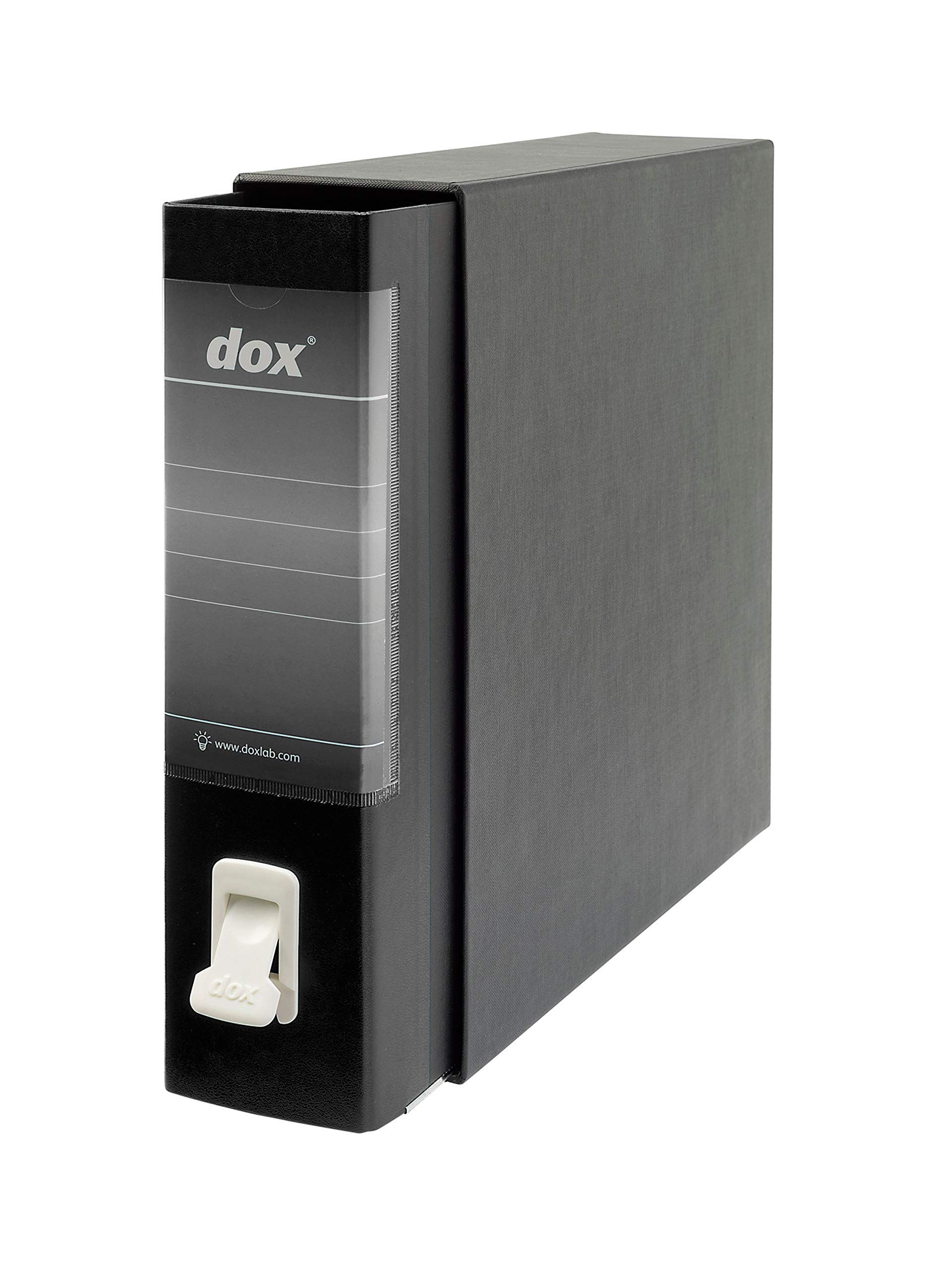 Esselte Dox 1 Class Box Lever Arch File, A4. Black, Pack of 6