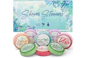 HFHO Shower Steamers Aromatherapy 8 Pack - Gifts for Women, Shower Bombs with Essential Oils, Self Care and Stress Relief Stocking Stuffers, Relaxation Birthday Gifts for Women and Men