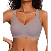 Womens Seamless Wireless Supportive Bra Push Up Comfort Full Coverage No Underwire T-Shirt Bra