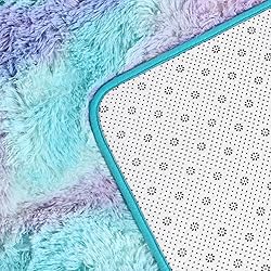 Deerhoo Large Shag Area Rugs 6 x 9, Tie-Dyed Plush