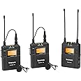 Saramonic UwMIC9 96-Channel Digital UHF Wireless Dual Lavalier Microphone System, Includes 2x TX9 Bodypack Transmitter and RX9 Portable Receiver