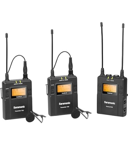 Saramonic・UwMic15B Amazon.com: Saramonic UHF Wireless Lavalier Microphone