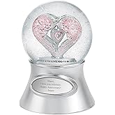 THINGS REMEMBERED Engraved Say It with Love Musical Snow Globe (Free Customization), Plays Canon in D Major Music