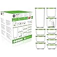 FOSA Vacuum Seal Food Storage System Reusable Container Deluxe Set with Vacuum and 10 Reusable containers