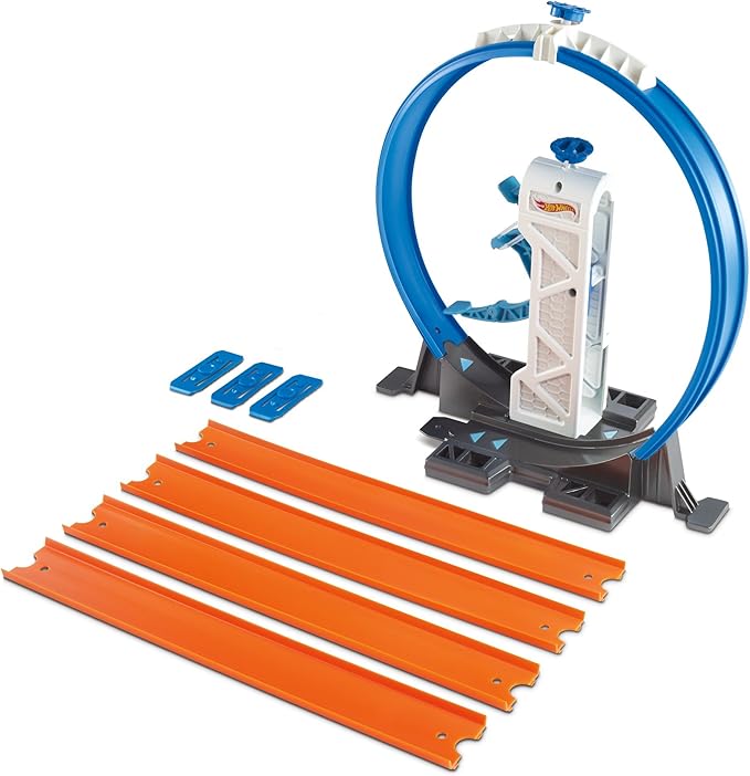 hot wheels track builder ultimate jumbo stunt kit 100