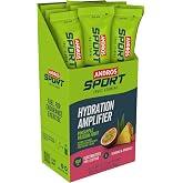 Andros Sport Hydration Amplifier | Fruit-Based Electrolyte Drink Mix for Endurance Sports | 1000mg Electrolytes | Pineapple Passion Fruit | Gluten-Free | 0.88oz (Pack of 10)
