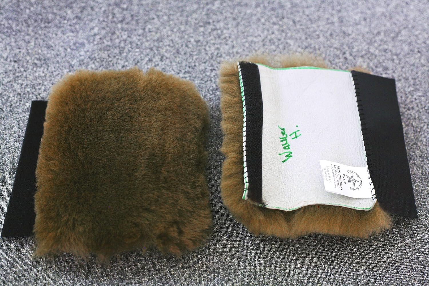 Sheepskin Walker Hand Grip Covers Pads Genuine Australian Merino (Blue): Health & Personal Care
