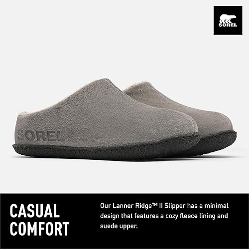 Sorel Lanner Ridge II Slipper, Quarry, US Unisex Big Kid in - Main Image
