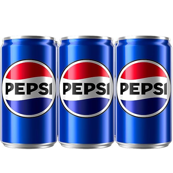 PEPSI COLA SODA POP, 7.5OZ MINI CANS