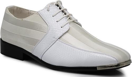 silver or gray dress shoes