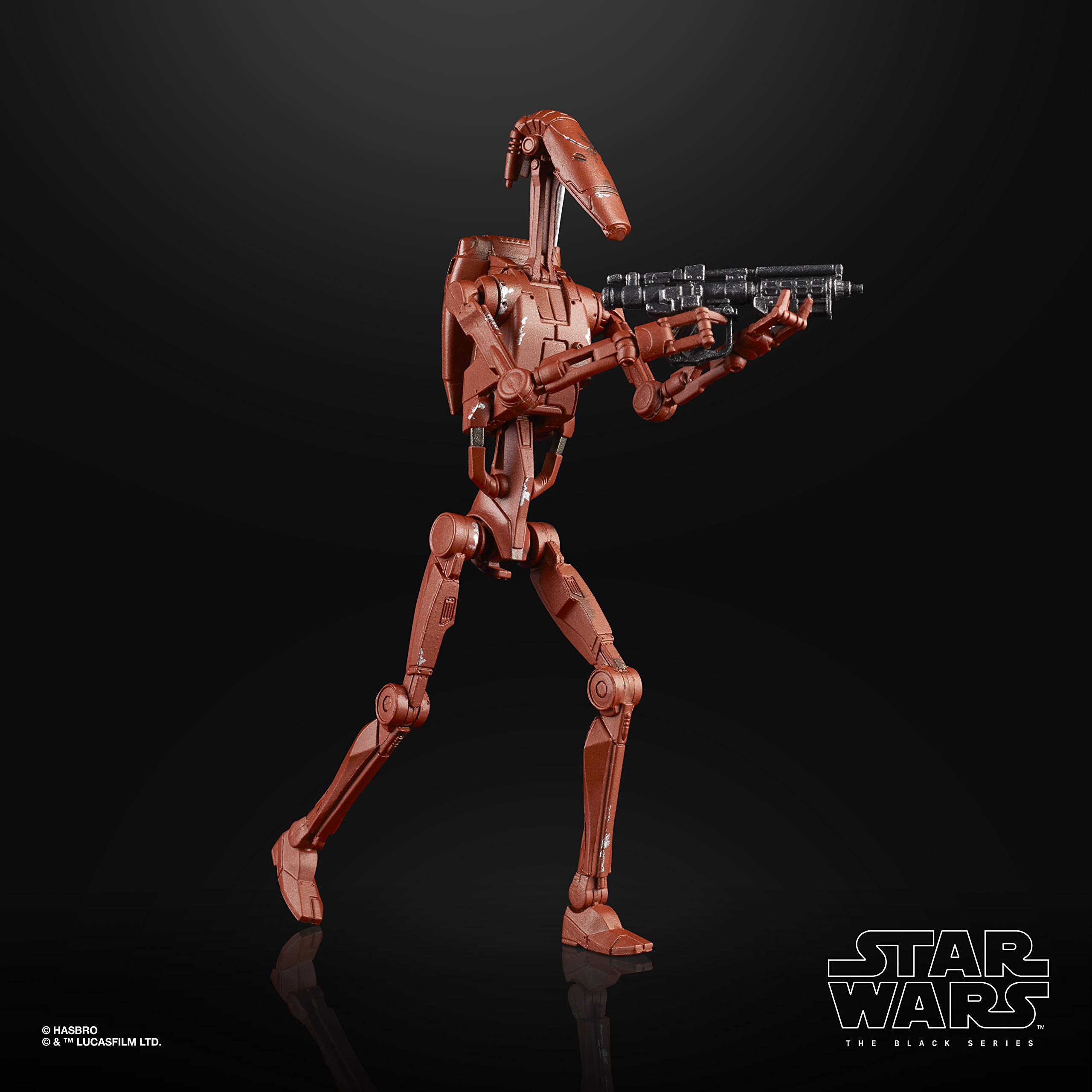 Black Series Star Wars The Battle Droid (Geonosis) Toy 6-inch Scale Attack of The Clones Collectible Figure, Kids Ages 4 and Up