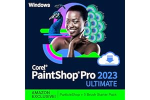 Corel PaintShop Pro 2023 Ultimate | Powerful Photo Editing & Graphic Design Software + Creative Suite | Amazon Exclusive Part