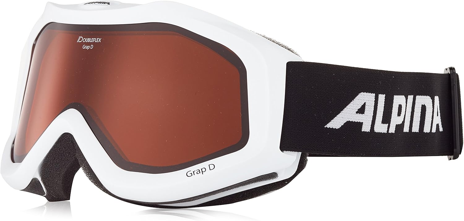 Alpina Skibrille Grap Doubleflex White-Shiny: Amazon.de: Sport & Freizeit
