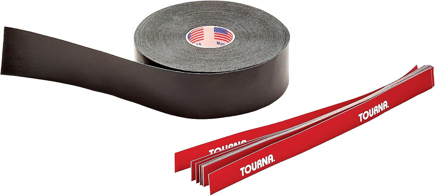 Tourna Mega Tac Extra Tacky Overgrip, Black, 10-Pack : Sports & Outdoors