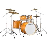 Yamaha Tour Custom Maple 4pc Standard Shell Pack, Caramel Satin