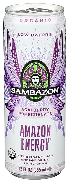 SAMBAZON ACAI BERRY POMEGRANATE, ENERGY DRINK, 12 FL...