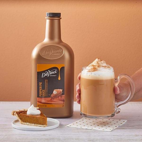 DAVINCI GOURMET PUMPKIN PIE SAUCE, 64 FLUID OUNCES (PACK OF 1)