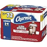 Charmin Ultra Strong Toilet Paper, 36 Double Rolls (Equal to 72 Regular Rolls)